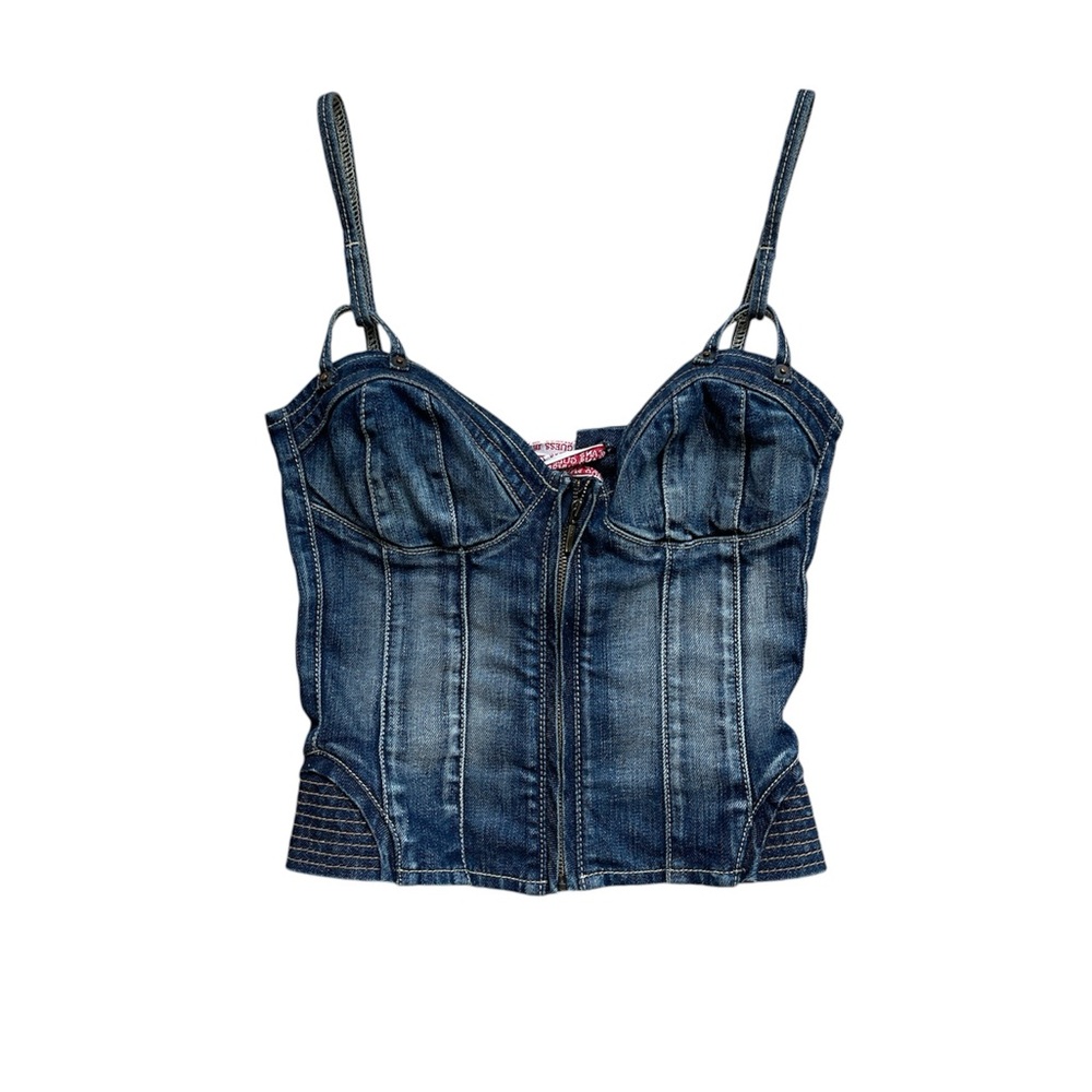 Vintage Guess Premium denim corset